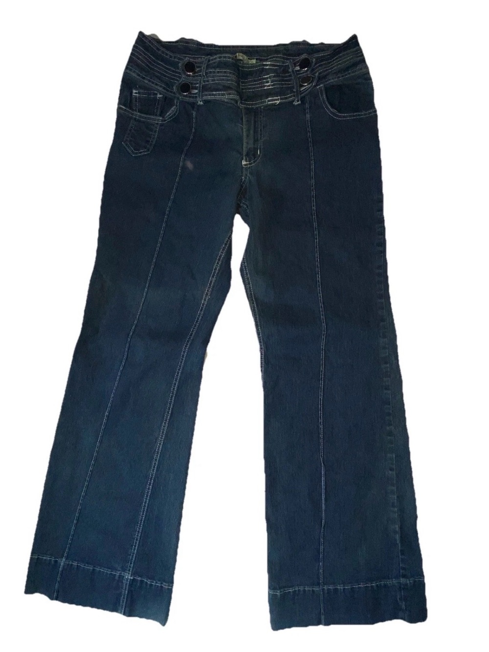 GOOD Womens Size 13/14 Bugle Boy For Her Dark Wash Trouser Jeans